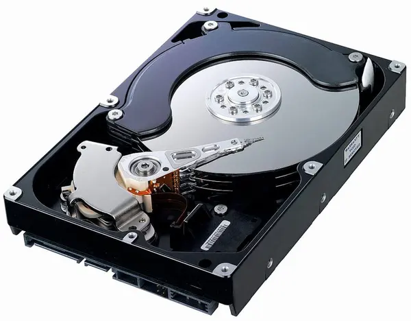 Opened Harddisk