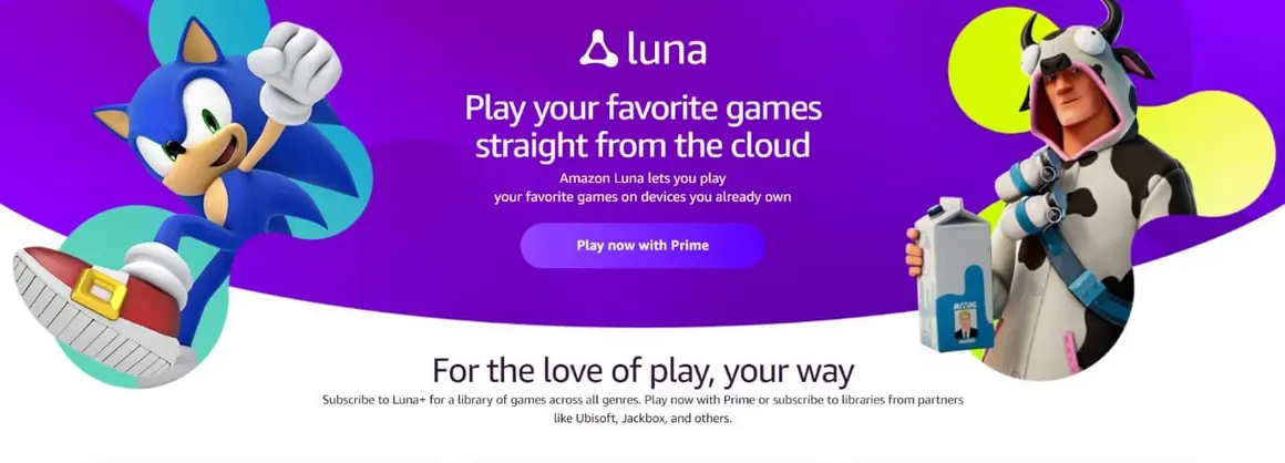 Amazon Luna Cloud Gaming Service
